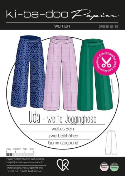 Papierschnittmuster Jogginghose Uda von ki-ba-doo
